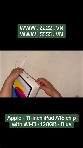 Apple - 11-inch iPad A16 chip with Wi-Fi - 128GB - Blue