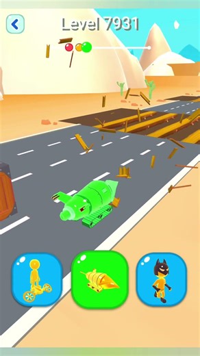 🔥 Shape - Shifting & Transform The Character 👀 Level - 7931 #shapeshifting #gameplay #shorts #viral