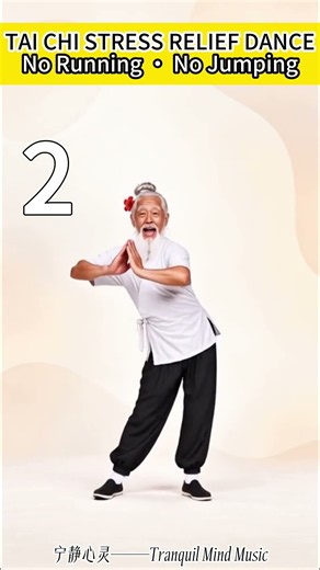 Tai Chi Stress Relief Dance #funny #dance #comedy #motivation