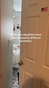 POV: Your daughters have two totally different aesthetics 💗🖤 One’s a total princess girly girl with all the pink, fairy lights, and a glowing vanity ✨🎀 — while the other’s all about that minimal, clean, neutral vibe with cozy bedding and simple decor 🤍🌿 Honestly? I’m obsessed with both aesthetics — they each have their own dreamy charm! 🛍️ Want links to any of the products in these rooms? 💬 Comment “link” below & 📲 Make sure you’re following me so I can send everything to your DMs! Which