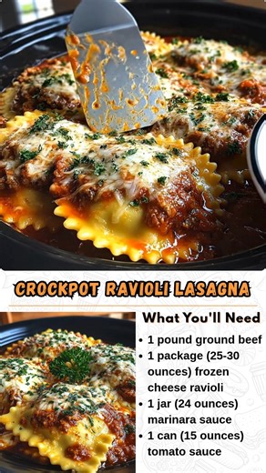 This is lasagna made easy – no boiling noodles, no complicated layering, just dump everything in your crockpot and let it work its magic. It's the perfect solution for busy weeknights when you want all that lasagna comfort without the fuss. Full Recipe in Coʍmеոτ 💬 | Fascinating Recipes
