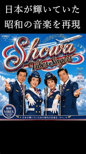 【日本が輝いたあの時代の音楽を、今へ】Japanese Jazz CHORUS 昭和Vibes Singers