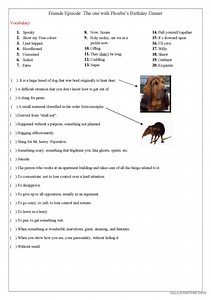 Vocabulary From Friends Episode