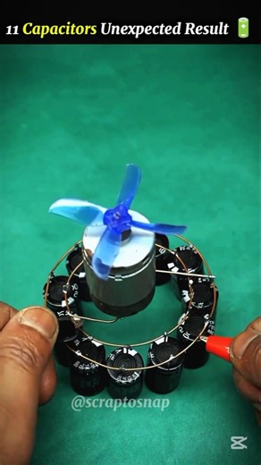 Charging 11 Capacitors ⚡ | What Happens Next? 😱