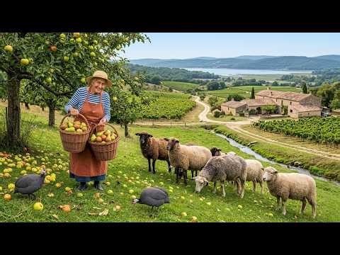 Peaceful English Farm Life – A Calm Day with Sheep, Cows & Horses in the Countryside 🌿🐑
