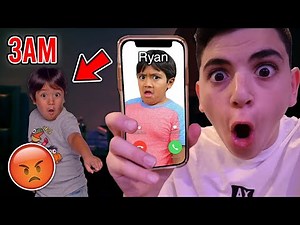 DO NOT CALL RYAN'S WORLD AT 3AM! (HE BROKE INTO MY HOUSE!)