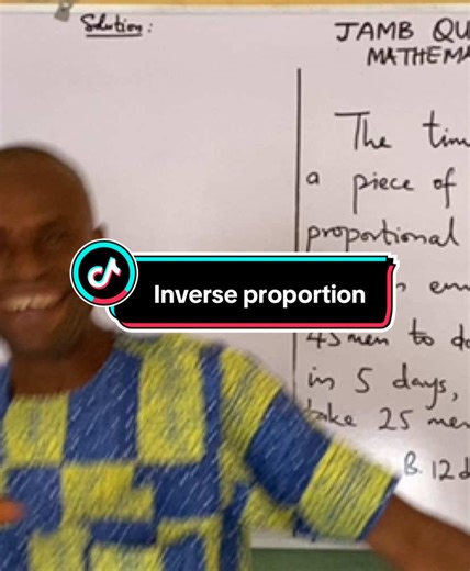 Inverse Proportion in Mathematics Explained
