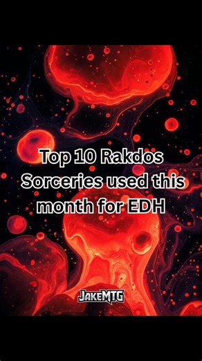 🔥⚫ Top 10 Rakdos Sorceries for Commander this month - February 2026 🔥⚫ In February 2026, Commander players are reveling in carnage with Rakdos sorceries—the brutal collapses, massacre rites, and insight harvests driving aristocrats, sacrifice engines, and wipeout recursion across millions of decks, per EDHREC data. Rounding out the top 10: 10: Wake the Dragon in 120K decks (3.4%). 9: Molten Collapse in 150K decks (4.3%). 8: Widespread Brutality in 190K decks (5.4%). 7: Too Greedily, Too Deep i