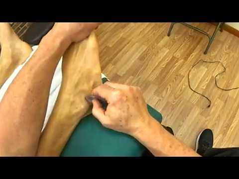 Reflexology foot massage using crystals. Very deep foot massage.