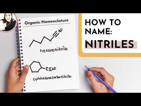 Naming Nitriles with IUPAC Nomenclature