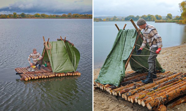 Building a Raft: Logs and Rope Construction Tutorial
