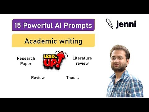 Best AI Prompts For Academic Writing. How to write a review paper using Jenni?