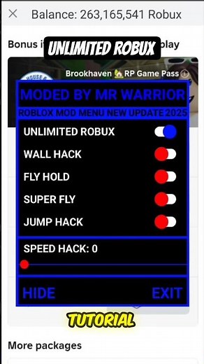 Roblox Mods Menu Unlimited Robux Update 2025 | Roblox Mod Apk Unlimited Robux & Speed Fly Jump Hack