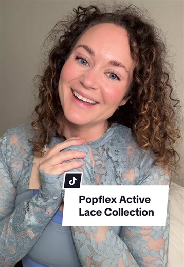 @POPFLEX Active just launched their lace collection and I’m honestly impressed with how wearable it is! Lace can sometimes feel delicate or costume-like, but these pieces still have the same comfortable athletic base that Popflex is known for. It’s basically the romantic ballet version of your favorite workout set. The lace pirouette skort is the star of the drop. It keeps the twirly silhouette everyone already loves but adds a full lace overlay that moves beautifully when you walk or spin. Unde