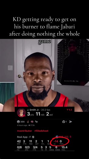 #jabarismithjr #kevindurant #nba #hoops #realapp | kevin durant