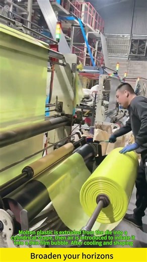 Film blowing process