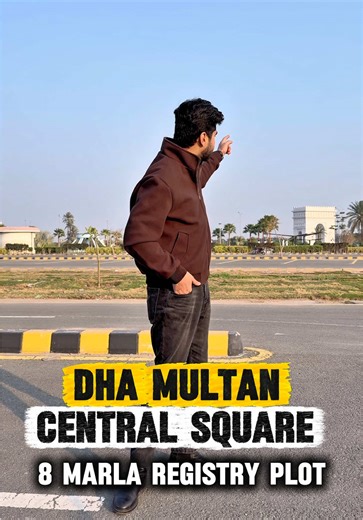 DHA Multan Central Square 8 Marla plot available for sale, Contact for details number. #dha #dhamultan❤ #property #forsale