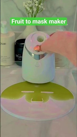 😱 DIY fruit mask maker is a game changer! ✨🍎#BeautyTech #Skincare #Viral #DIY