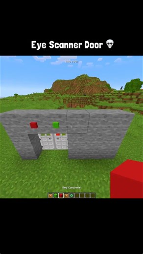 Working Eye Scanner Minecraft! 🤯 #minecraft #shorts #gaming