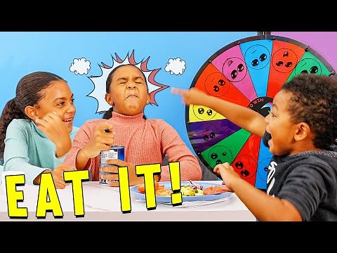 Spin The Wheel, Eat The Same Color Food!