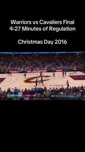 Warriors vs Cavaliers 2016 Christmas Day Game FINAL ENDING #warriors #cavaliers #kevindurant #lebronjames #stephencurry