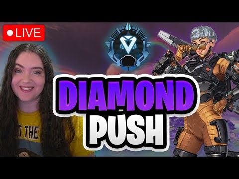 🔴 LIVE - Ladies Night Diamond Push (Valkyrie/Fuse) #apexlegends #shorts