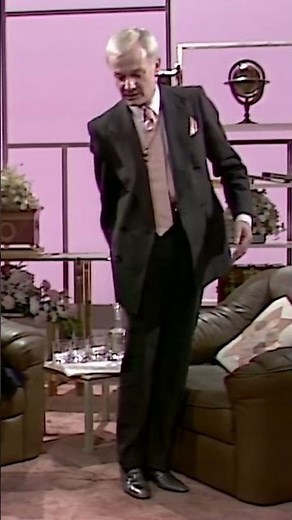 John Inman Demonstrates the 'Pennies Up the Bum' Game Live 😂