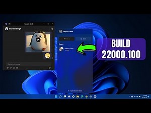 Windows 11 New Update (Build 22000.100) | Windows 11 Chat Android App | Windows 11 Update! (2021)