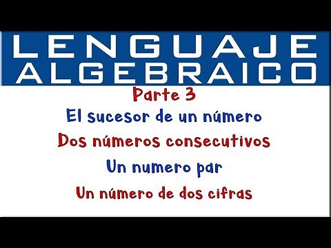 Algebraic Language | Part 3