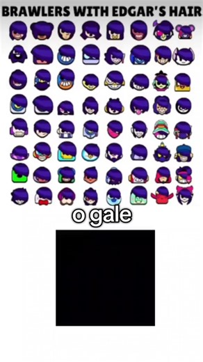 Brawlers With Edgar Hair #brawlstars