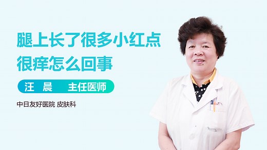 腿上长了很多小红点很痒怎么回事_有来医生