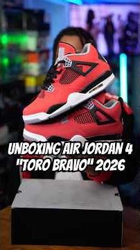 Unboxing Air Jordan 4 “Toro Bravo” 2026 #Jordan4 #Jordan #Sneakers #Shoes #Sneakerhead #unboxing