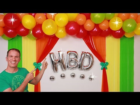 VERY EASY PAPER FAN BIRTHDAY DECORATION - Birthday Decoration Ideas at Home