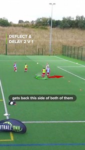 32K views · 685 reactions | Delay & Deflect Defending 2 v 1 ⚽️ Learn players how to delay and deflect overloaded attacks and get into the correct positions! | Football DNA | Facebook