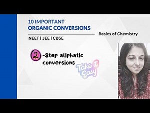 10 important 2 step aliphatic conversions | organic chemistry class 12 | chemistry ncert class 12