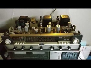 Sansui SM-80 Tube Stereo Receiver - Quick Demo For Customer