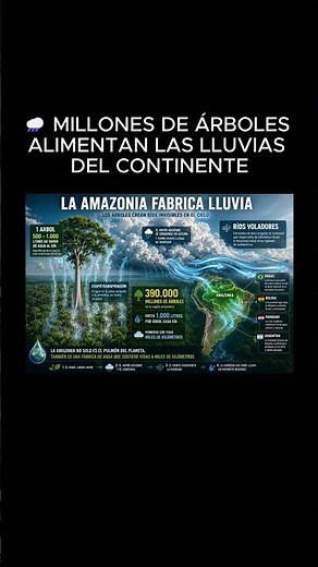 El Increíble Secreto de los Árboles de la Amazonia 🌳☁️