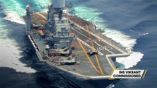 1M views · 83K reactions | Historic day for the Indian Navy #INSVikrant commissioned: India's first indigenous aircraft carrier A city on the ocean; can carry 30 aircraft 18 floors, 1600 crew, 16-bed hospital Indian Navy gets new ensign INS Vikrant joins the Indian Navy: Big focus on WION | WION | Facebook