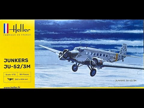 Heller Ju52/3m 1/72 kit review