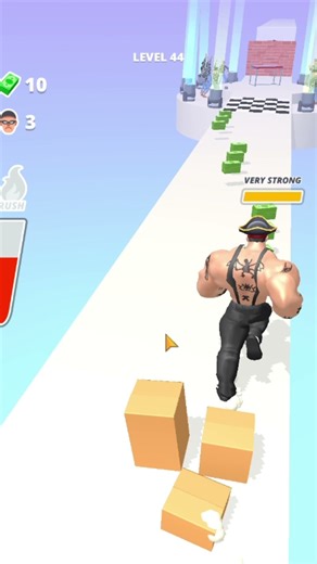 Muscle Run Max Buff OP! 😱 | Smash All Walls #MuscleRun #MuscleRush #NoobVsPro