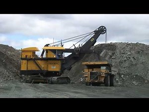 Komatsu electric rope shovel
