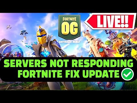 How to Fix Fortnite Servers Not Responding (2023) & When Will They Be Back Up?