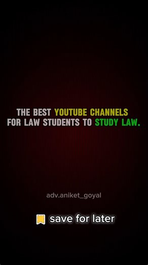 Adv Aniket Goyal 🇮🇳 on Instagram: "Law + YouTube = Masterstroke ⚖️🔥...👇 Follow 👉 @adv.aniket_goyal for more such content ⚖️ 1. StudyIQ Judiciary • Content: Judiciary exam prep, legal current affairs, case law analysis. • Best For: Aspirants preparing for Judiciary, CLAT PG, APO, and other law competitive exams. • Why it’s great: Detailed lectures by legal experts; regular updates; Hindi + English mixed medium. ⸻ 📚 2. Unacademy Judiciary • Content: Live classes, MCQs, crash courses, and leg