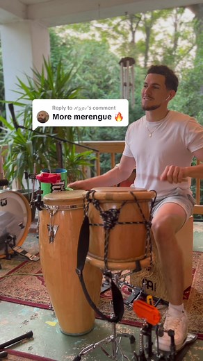 Respect to the King of One-Man Merengue | Fast-Reply Percussion Performance