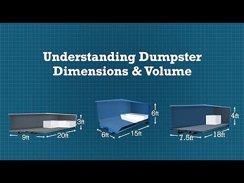Understanding Dumpster Sizes, Dimensions and Volume | Budget Dumpster