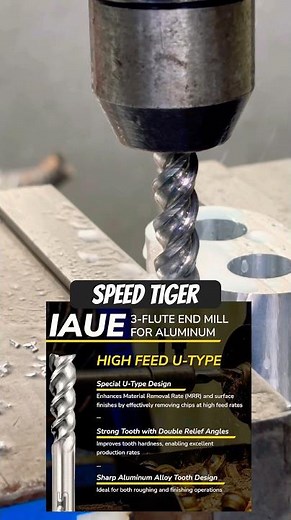 Speed tiger in aluminum #cnc