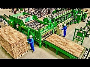 Inside A Finger-Jointed Wood Factory – How Small Wood Pieces Become Solid Panels (Full Process)