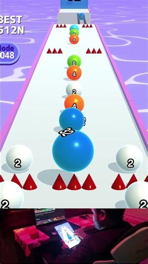 INFINITY MODE ♾️ | BALL RUN 2048 | PART #22 | EAQ GAMING