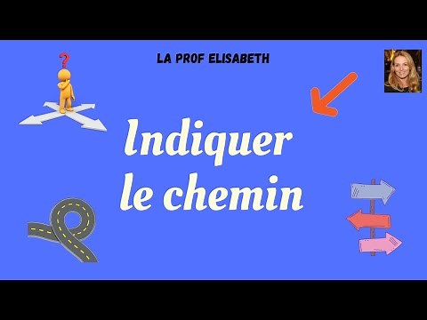 Indiquer le chemin en français. Niveau A1 de FLE - 😉 English subtitles available!