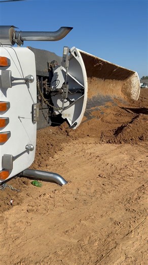 It’s called a side dump for a reason 😅 #trucking #cdl | Trucker Pax